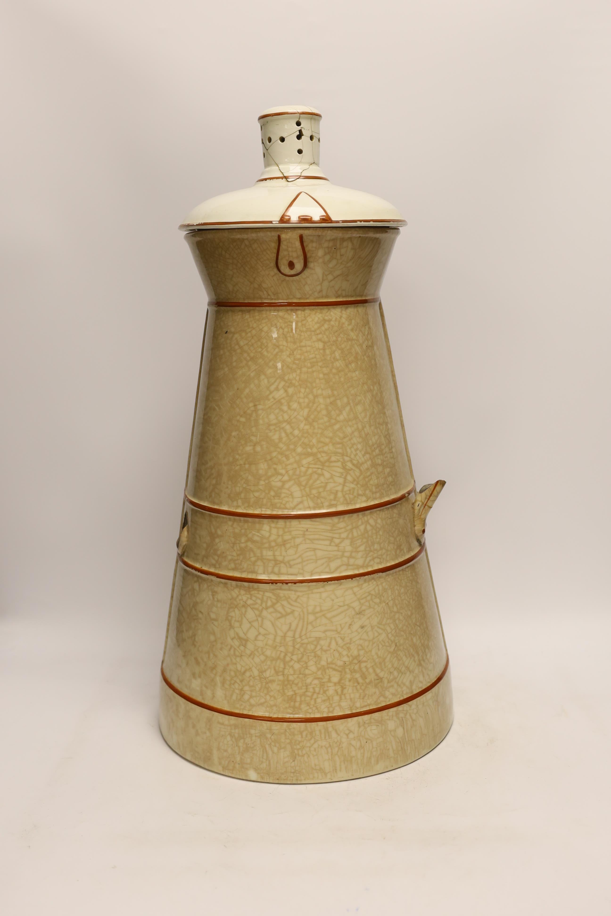 A Victorian Dairy Outfit Co. Ltd. Pure Milk churn, 51cm (a.f.)